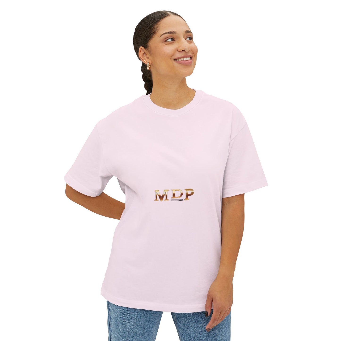 MDP Unisex Oversized Boxy Tee - Relaxed Fit Casual Wear