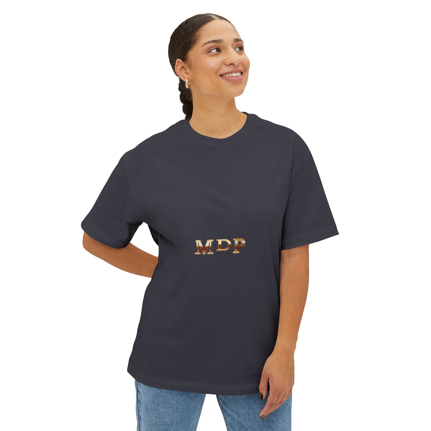 MDP Unisex Oversized Boxy Tee - Relaxed Fit Casual Wear
