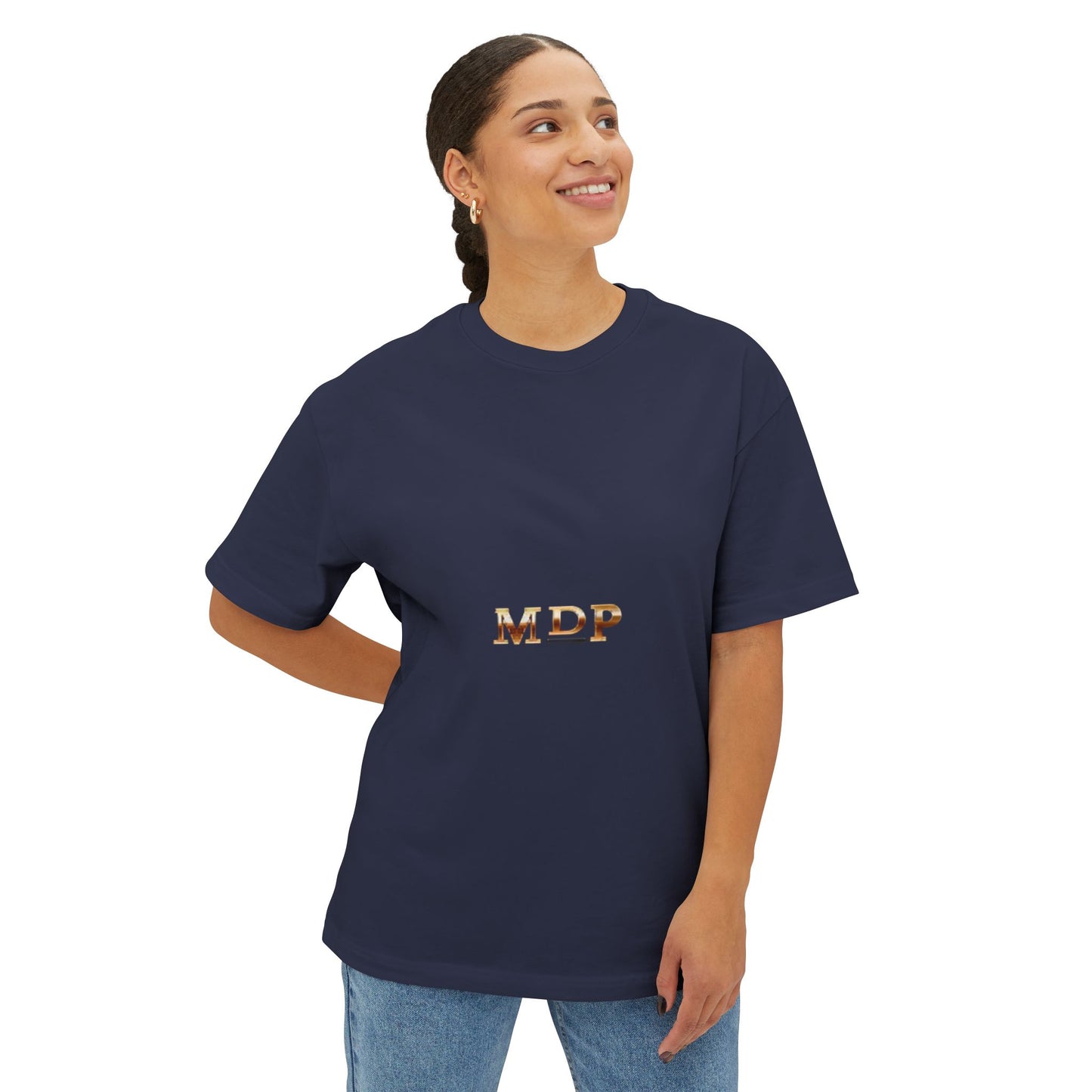 MDP Unisex Oversized Boxy Tee - Relaxed Fit Casual Wear