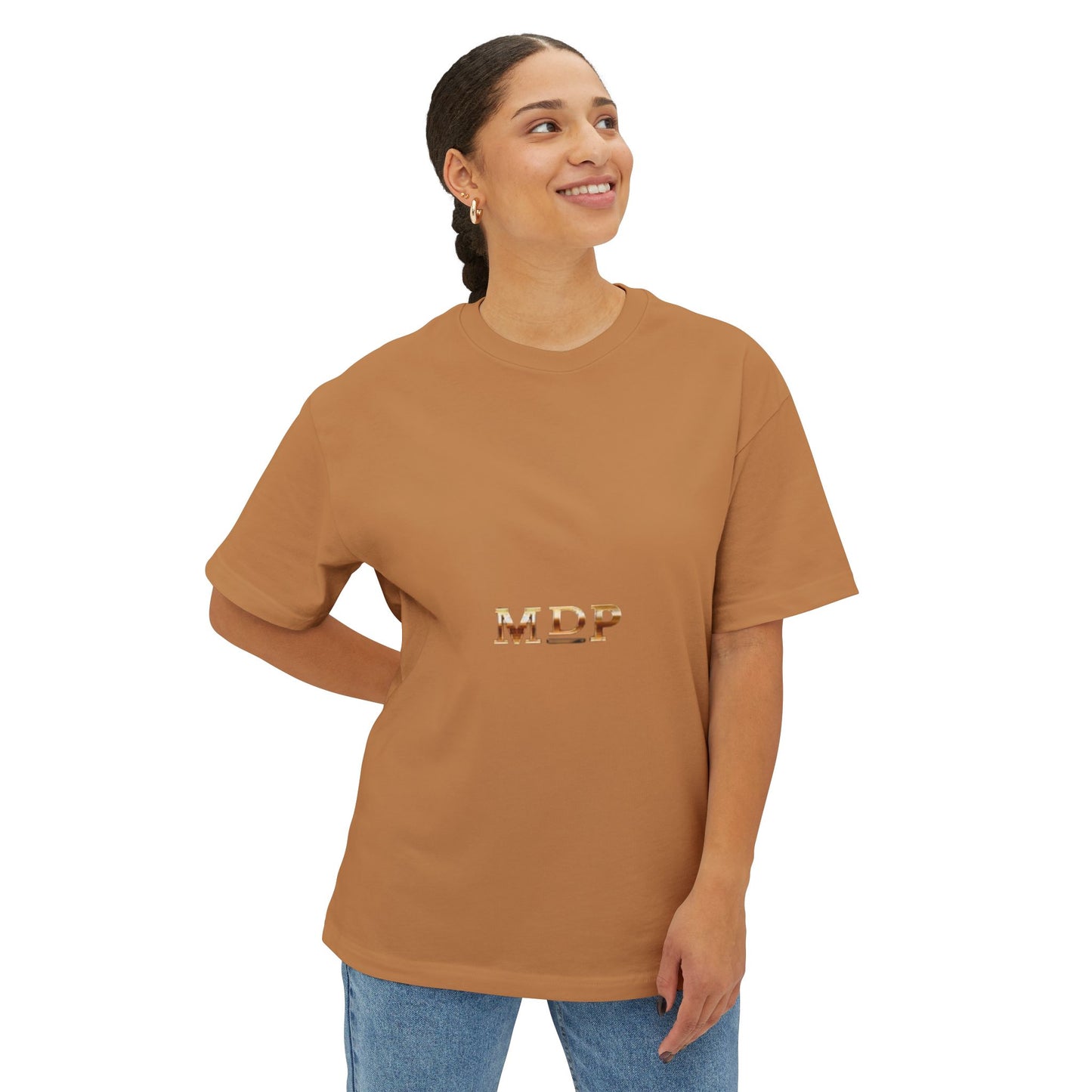 MDP Unisex Oversized Boxy Tee - Relaxed Fit Casual Wear
