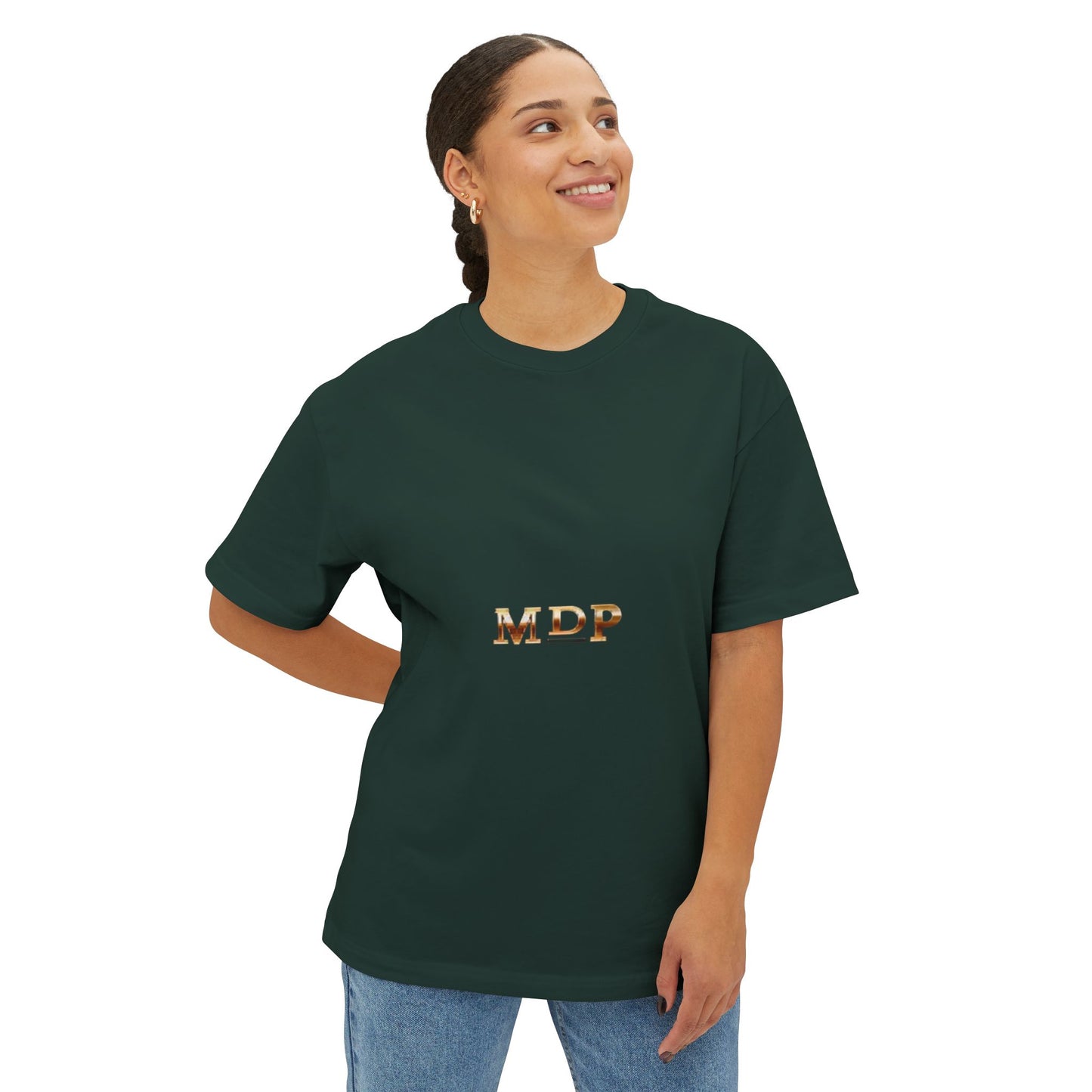 MDP Unisex Oversized Boxy Tee - Relaxed Fit Casual Wear