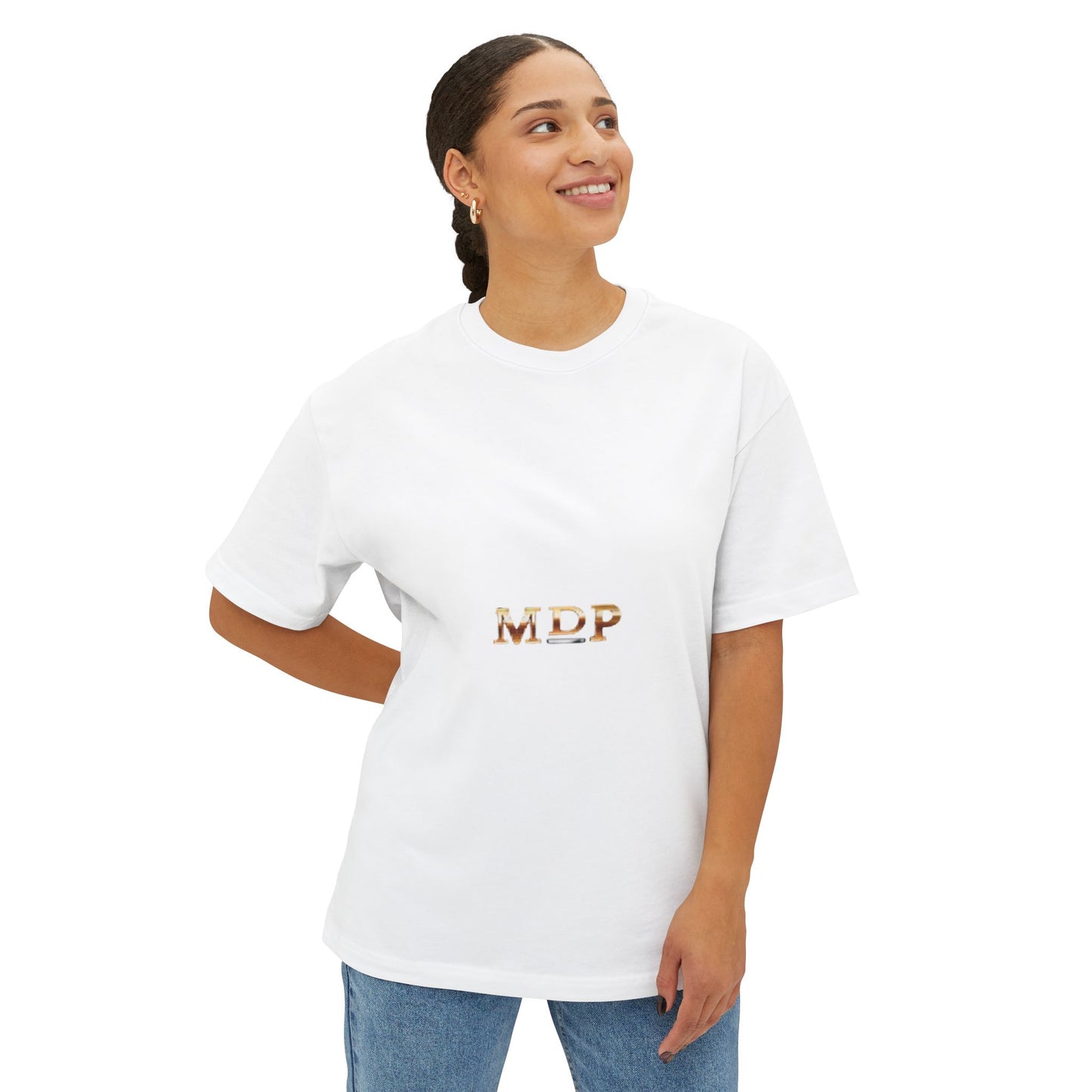 MDP Unisex Oversized Boxy Tee - Relaxed Fit Casual Wear