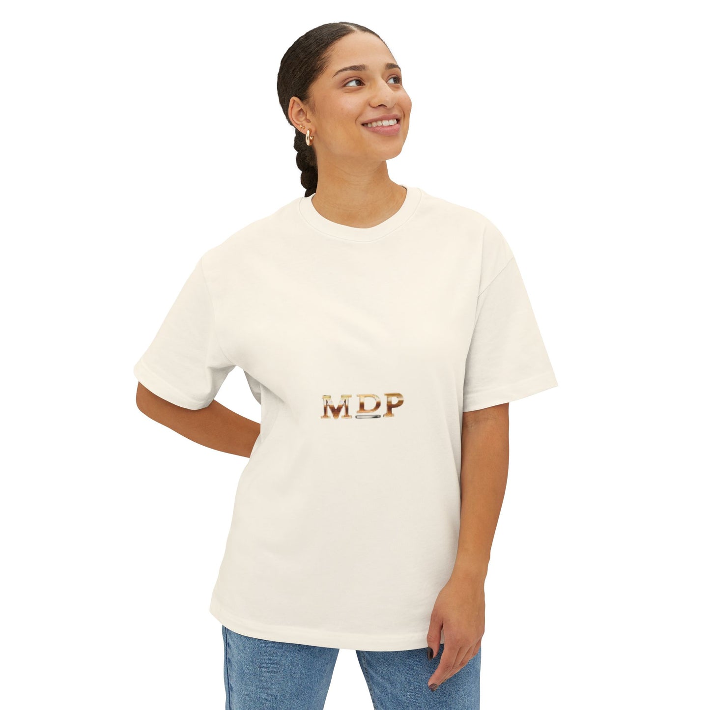 MDP Unisex Oversized Boxy Tee - Relaxed Fit Casual Wear