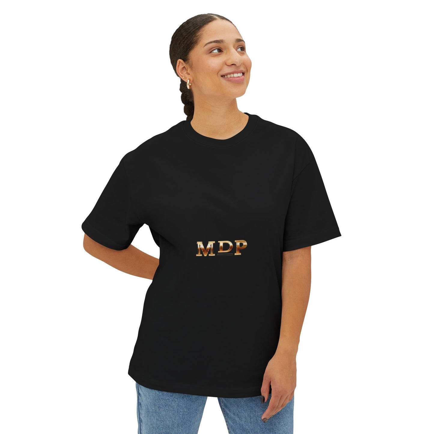 MDP Unisex Oversized Boxy Tee - Relaxed Fit Casual Wear