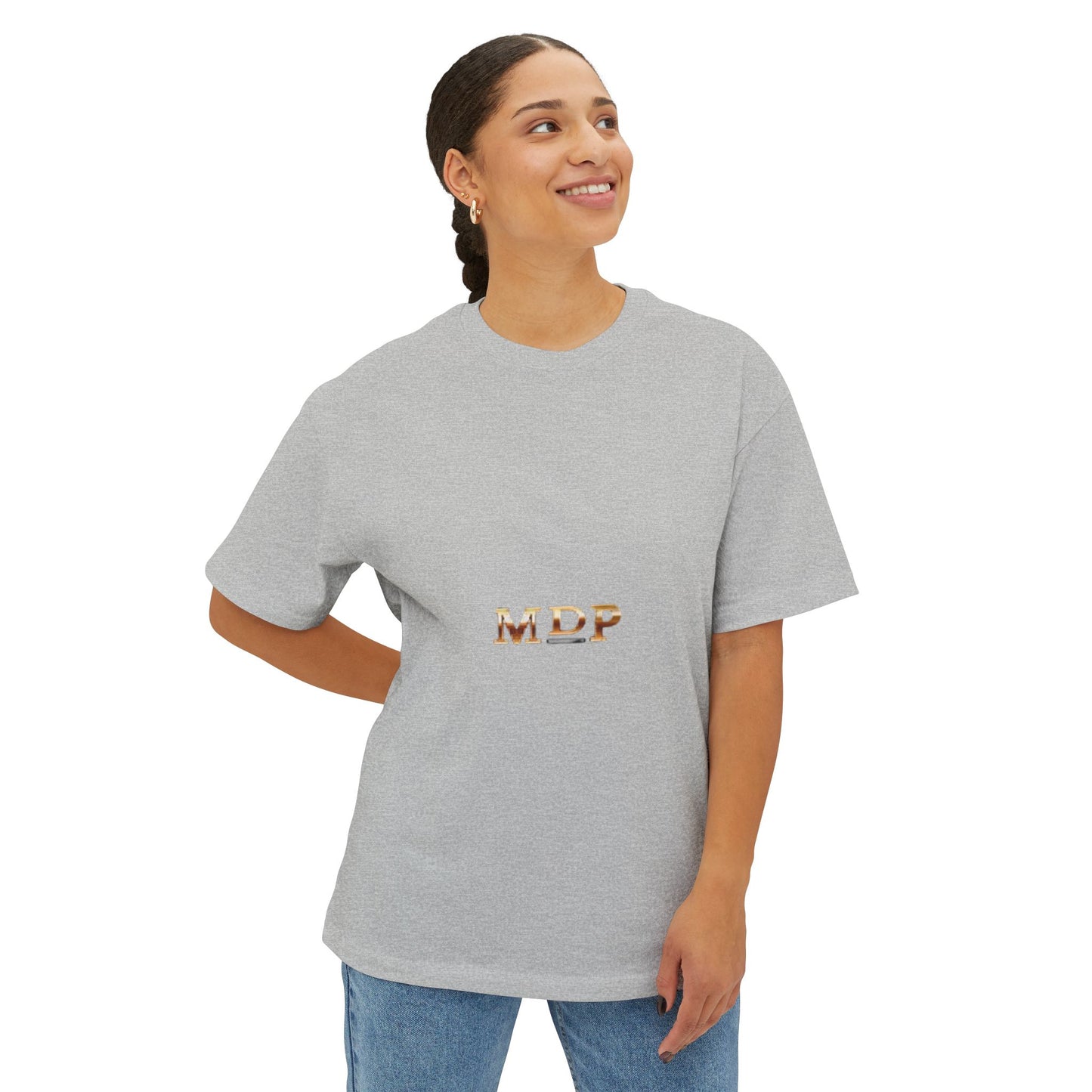 MDP Unisex Oversized Boxy Tee - Relaxed Fit Casual Wear